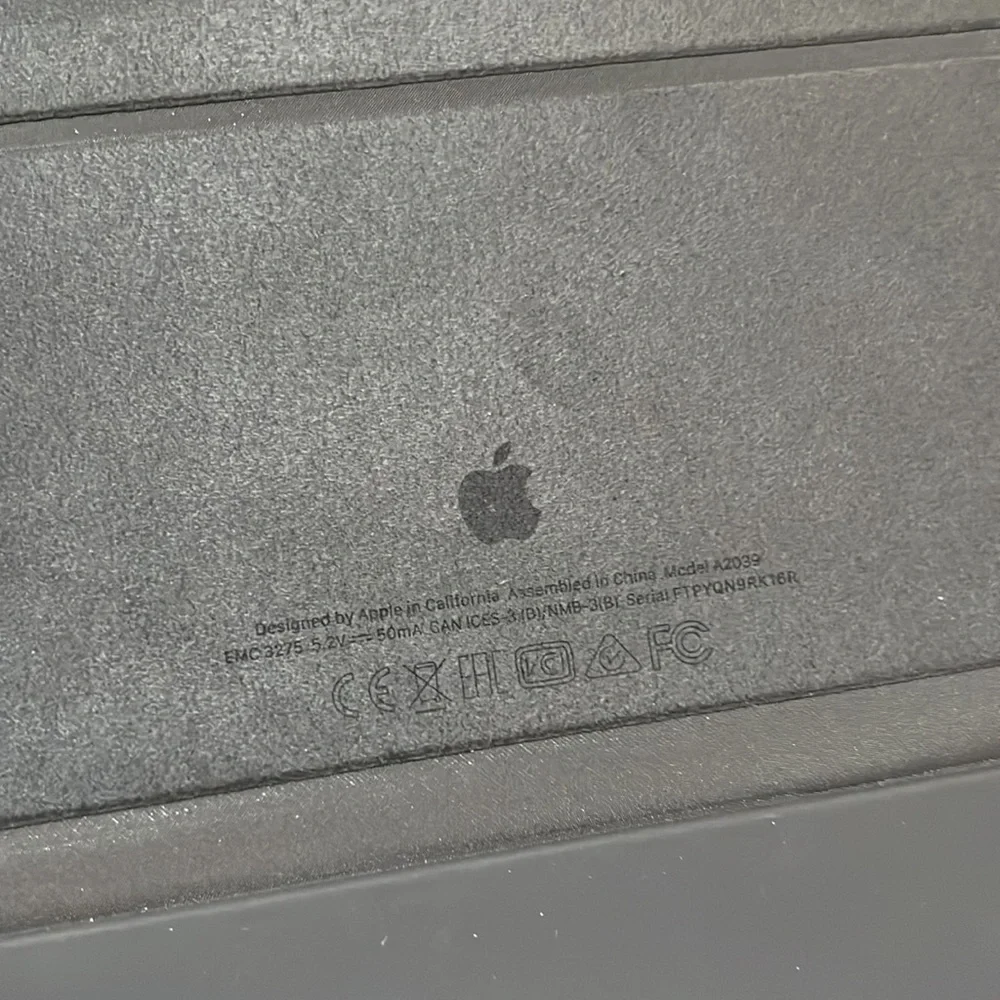 iPad 12.9 inch keyboard folio. Lightly used. In like-new condition.